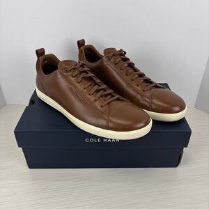 Cole Haan Men's Grand Crosscourt Leather Sneaker Tan Style C36924 Size 9 M NEW